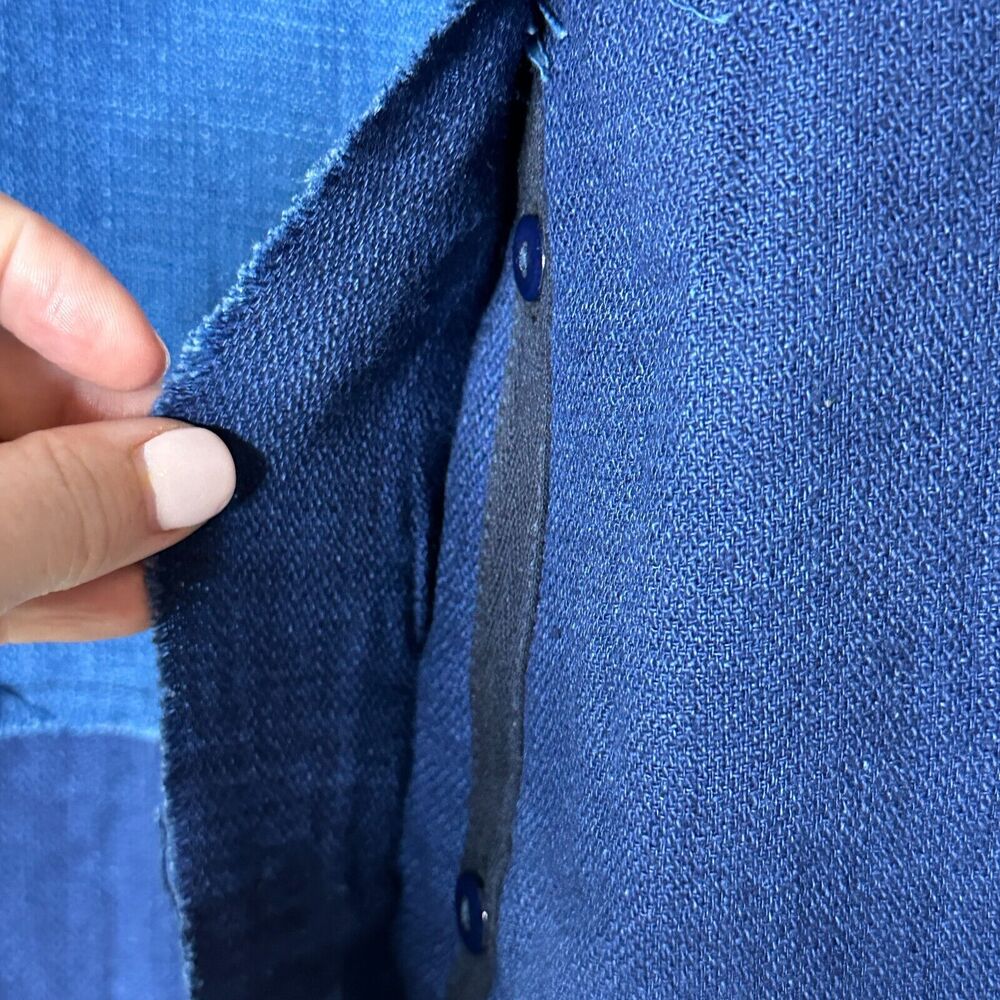 Sandrine Rose Patchwork Button Up Shacket Tunic D… - image 6